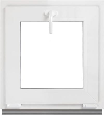 Kelderraam Kantelvenster - Kunststof Raam - Ventilatie en Licht - Dubbel Glas - 40 x 50 cm - Wit