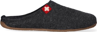 Living Kitzbühel Pantoffels Schweizer Kreuz 3886/600 Anthra | Grijs | Wolvilt | Maat 36 | LK38860600