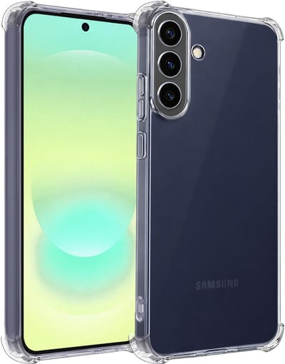 Hoesje - Geschikt voor Samsung Galaxy A37 - Sterk & Shockproof - Siliconen Case - Back Cover - Telefoon Hoes Shock Proof - Telefoonhoesjes - Transparant