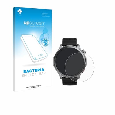 upscreen - Screenprotector voor Huami Amazfit Balance 2 XT - Folie Beschermfolie transparant antibacterieel