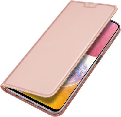Dux Ducis Skin Pro Hoesje Geschikt voor Samsung Galaxy A14 Portemonnee Roze