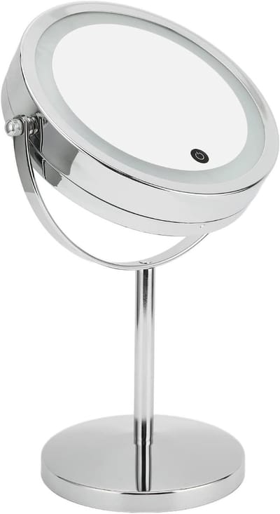 LED Make-up Spiegel - Vergrotende Spiegel - Make-up Aanbrengen - Dubbelzijdig Touchscreen - 325 cm Hoog - Zwart