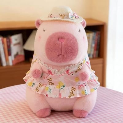 Capybara Klikarmband - Pluche Dier Armband - Accessoire Dragen - Afneembaar Pluche Ontwerp