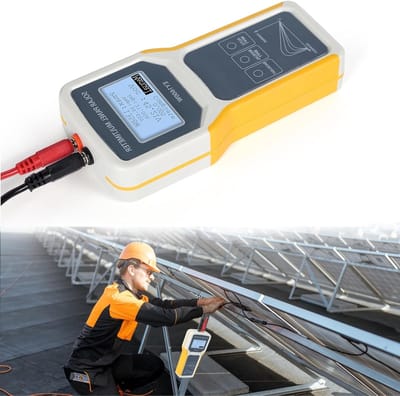 Photovoltaic Solar Panel Tester met LCD Display, Multimeter en MPPT Functionaliteit voor Efficiëntie en Foutoplossing