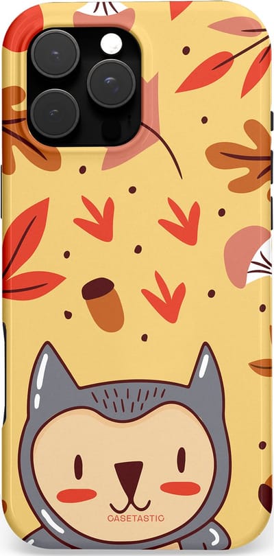 Casetastic Hoesje Geschikt voor Apple iPhone 16 Pro Max Magsafe - Stijlvolle Beschermende Duo-layer Case - Uil in het woud