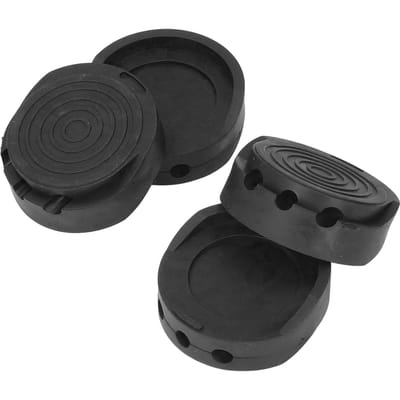4 STUKS Wasmachine Voetmat Rubber Anti-Vibratie Anti-Slip Pads voor Huismeubelpoot black