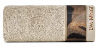Eva Handdoek Beige 30x50 cm - 100% Katoen, 500 GSM