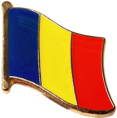 CombiCraft vlag pin Roemenië 18 x 14 mm - per 5 stuks