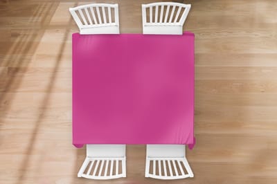 Tafelkleed - Tafellaken - 120x120 cm - Fuchsia - Neon - Kleuren - Binnen en Buiten