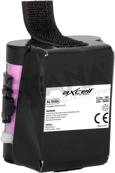 Accu Lithium / Ion 18V - 2,0A - 36Wh met PCM (Protection Circuit Module) geschikt voor robotmaaiers FLYMO, GARDENA, HUSQVARNA, MCCULLOCH modellen