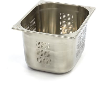 Gastronorm Bak - 1/2 GN - 20 cm Diep - RVS - Geperforeerd