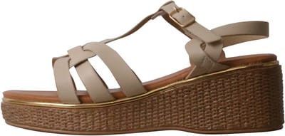 Sandalen met sleehak en bandjes – Parijs