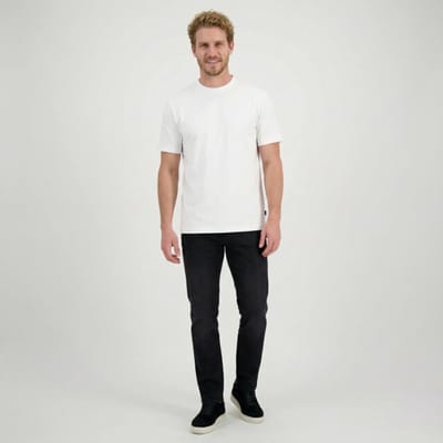 Cars Lugano heren soft denim regular-fit jeans black used