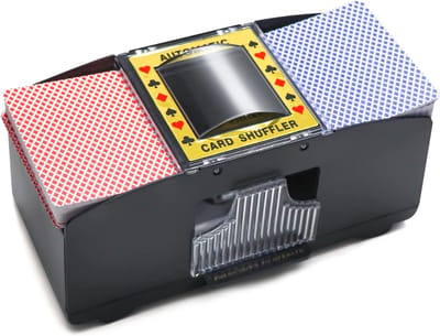 Automatische shuffle machine poker kaarten, UNO, texas hold 'em, poker, kaartspellen, blackjack, batterij aangedreven elektrische poker shuffle machine (1-2 dek kaarten)
