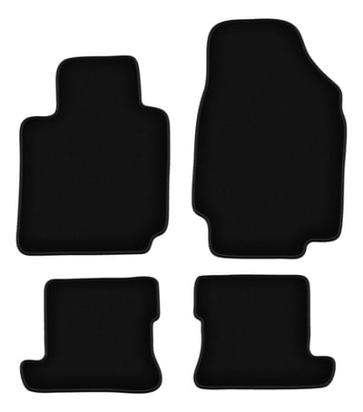 BASIC zwarte veloursmatten voor: Nissan Micra K12 CC cabrio (2003-2010)