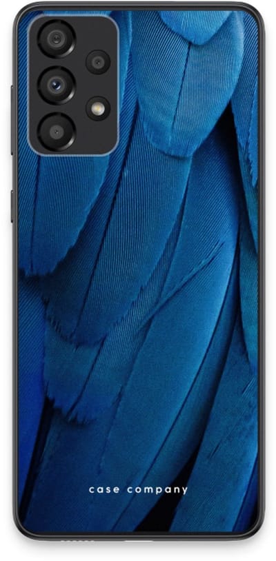 Case Company® - Hoesje geschikt voor Samsung Galaxy A33 5G hoesje - Pauw - Soft Cover Telefoonhoesje - Bescherming aan alle Kanten en Schermrand