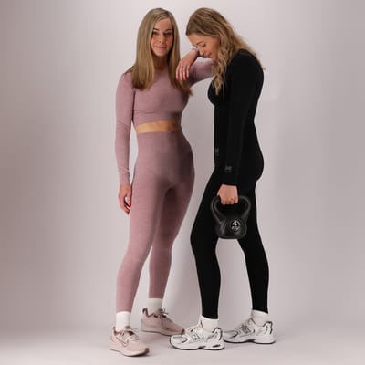 Xtreme - Sportset dames - Legging/Crop Top - Roze - S - Sportlegging - Sport crop top