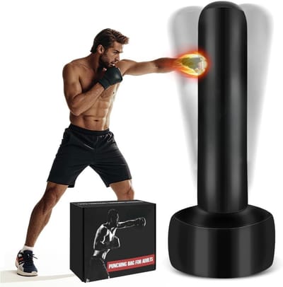 HEZIVO® Bokspaal - Bokszak Staand - Staande Bokszak - Boksen en Trainen - 180 cm