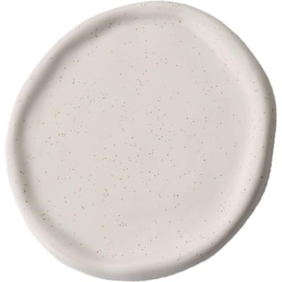 Keramisch Glanzend Uiterlijk Sieradenschaaltje Eenvoudig Modern Stijlvol Opbergschaaltje voor Huis Cadeau Wit Rond gray