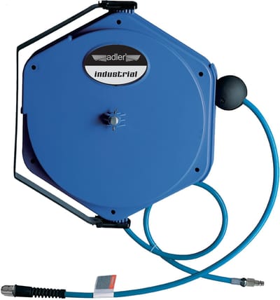Adler AD-1215i - Pneumatische Slangoproller - Automatisch - 15m PU Slang - Inclusief Ophangbeugel