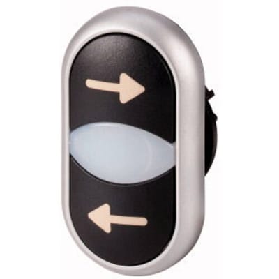 Eaton 105227 M22-DDL-S-X226/X26 Dubbele drukknop Kunststof frontring Knop 1 stuk(s)