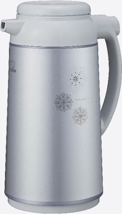 Zojirushi Isoleerkan met Glazen Binnenfles - Drukknop - Zilvergrijs - 1L