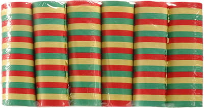 Boland Party serpentines - 12x rollen - gekleurde stroken mix - papier - feestartikelen - brandvertragend - carnaval