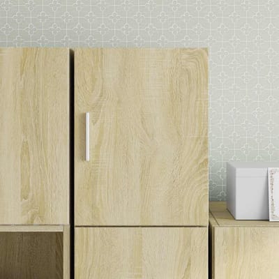 vidaXL - Wandkast - 30x42,5x40 - cm - bewerkt - hout - sonoma - eikenkleurig