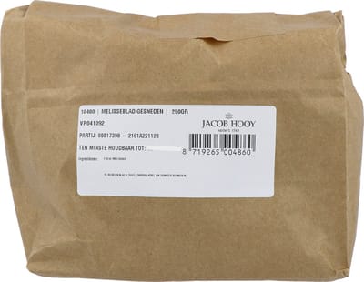 Jacob Hooy Melisseblad gesneden 250 Gram