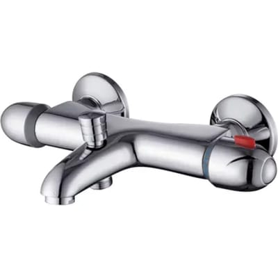 Baseline Thermostatische Badkraan - Chroom - 15 Cm