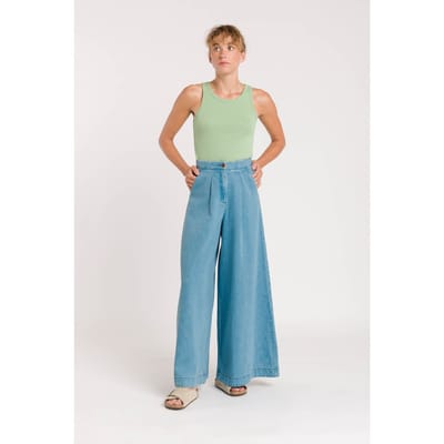 Kings Of Indigo Kerry Mistletoe Maat: XL | Wijde Broeken Outlet | Dames | Blauw