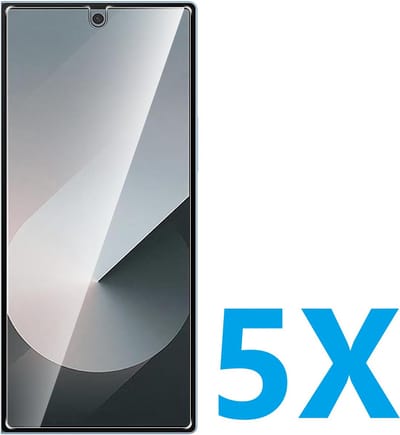 Screen protector Geschikt voor: Samsung Galaxy Z Fold 6 - Screenprotector 5x - glas - bescherm - beschermglas - ZT Accessoires