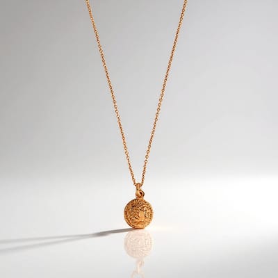 Cavill - Elegante Halsketting 925 Sterling Zilver Rosé Verguld - Fijne Hanger 15x12mm - Moderne Dames Ketting 45cm