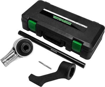 Krachtige koppelvermenigvuldiger - Momentsleutel adapter - Zware bouten aandraaien - 1:3 overbrengingsverhouding - 2700 Nm - Rood metallic