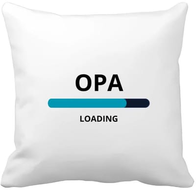 Akyol - opa loading Kussen hoes - Opa - ochtendkoffie laden - verjaardagscadeau - verjaardag - cadeau - cadeautje voor opa - opa artikelen - kado - geschenk - gift - 40 bij 40 cm
