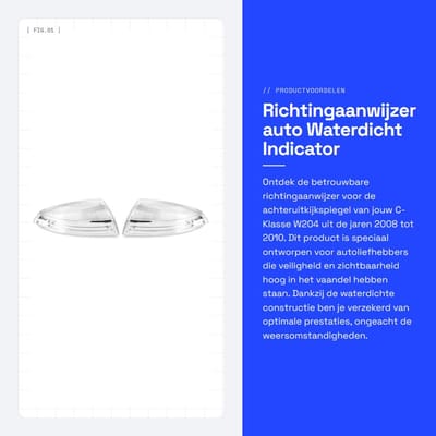 Dailygoods- Richtingaanwijzer Waterdicht - Knipperlicht Fiets - Knipperlicht Motor - Knipperlichten Motor - Knipperlichten Fiets - Indicator Achteruitkijkspiegel