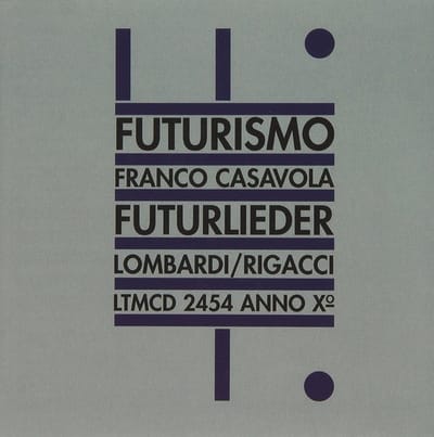 Franco Casavola - Futurlieder (CD)