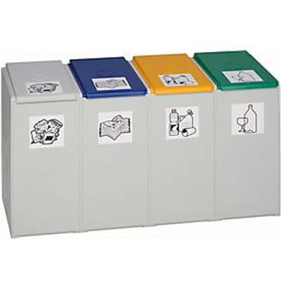 Opvangsysteem voor recyclebare materialen 2000, 40 liter, vierdelig element, geleverd zonder deksel!