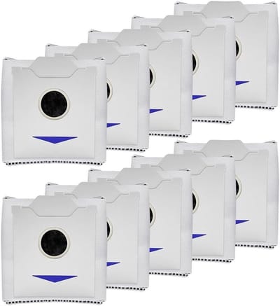 Vervangende Stofzakken voor Robotstofzuiger - 10 Stuks - Geschikt voor Ecovacs DEEBOT N30 Pro - Accessoires en Reserveonderdelen voor Efficiënte Reiniging