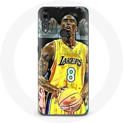 Hoesje voor Huawei p30 lite Kobe Bryant Dunk lakers 8 NBA Zwart zwart