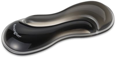 Slim Duo Gel Muis/Trackball Polssteun - Ergonomisch Ontwerp - Zwart