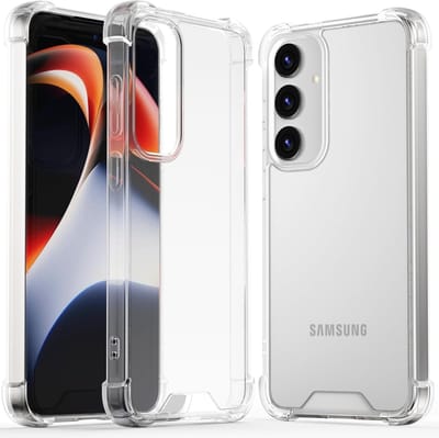 Casemania Hoesje Geschikt voor Samsung Galaxy S24 Plus - Transparant - Anti Shock Back Cover