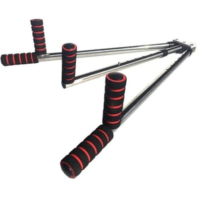 Écarteur de jambes professionnel à taille réglable avec jambes séparées, étireur de ligaments de jambe à 3 barres, machine de correction des jambes, entraînement à l'étirement de la flexibilité black