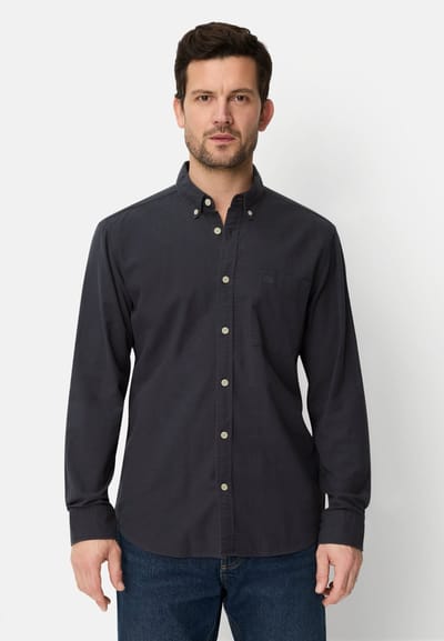 camel active Langemouwenshirt met antibacteriële functie - Maat menswear-M - Marineblauw