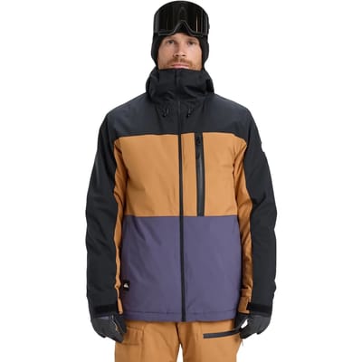 Quiksilver Sycamore Block 10k Jas Bruin M Man