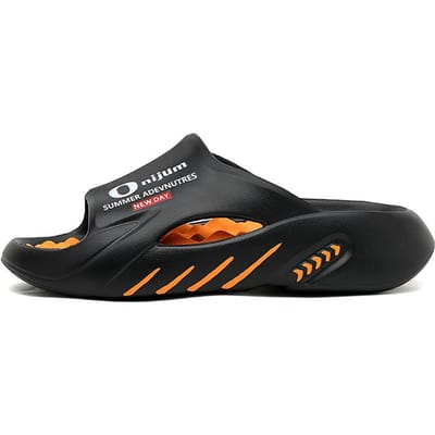 2024 Nieuwe Heren Massage Slippers Slides Binnen Buiten Sandalen Strand Casual Schoenen Comfortabele Zool Heren Slippers Grote Maat 38-47 42-43 gray