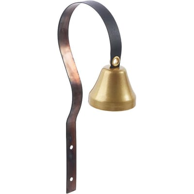 Interactief Metalen Huisdier Speelgoed Retro Vintage Kerst Hondentraining Bel Deurbel Winkelbel Huisdecoratie zwart