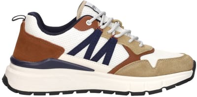 Lyle & Scott Lennox Sneakers Laag - Beige - Maat 45