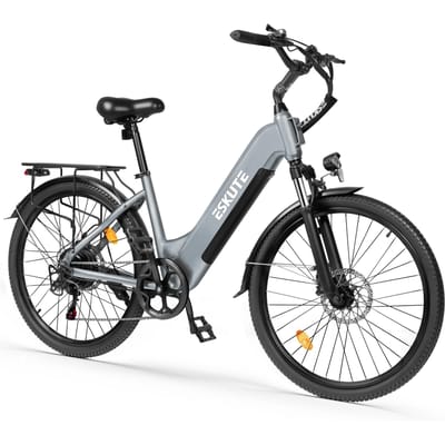 ESKUTE C202 Elektrische Stadsfiets, 250W Motor, 48V 17.5Ah Verwijderbare Batterij