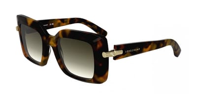 Longchamp LO776S N Brown green havana 50/22/140 WOMAN Zonnebrillen